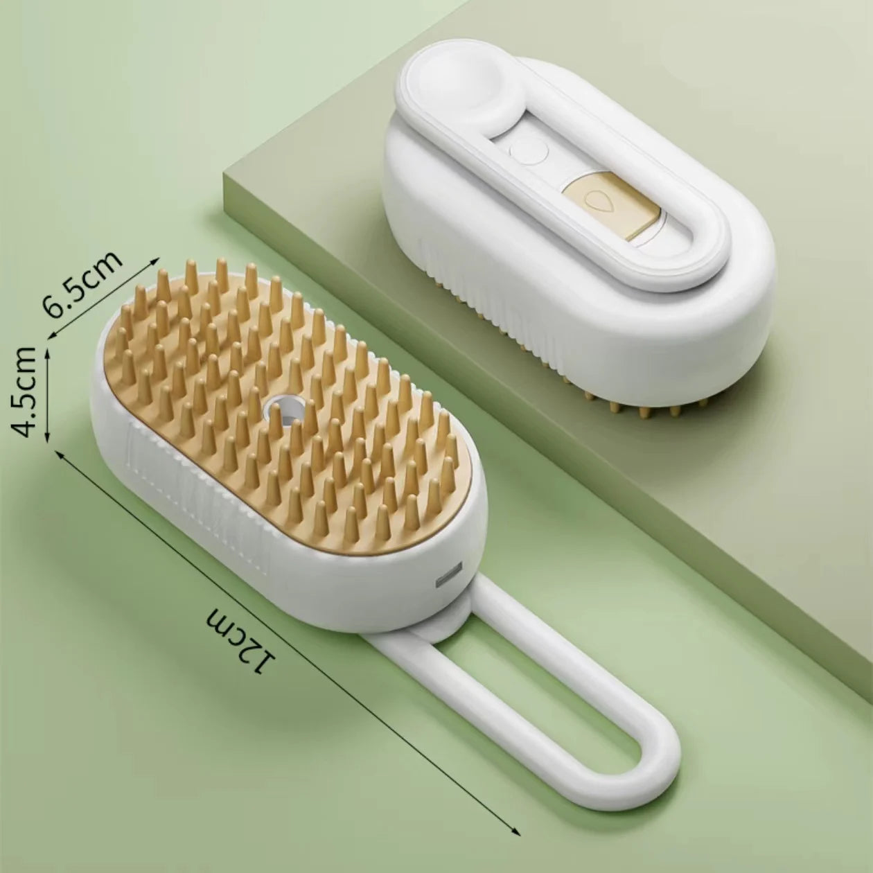 Brosse vapeur chat 3-en-1 anti-poils | Petivay™