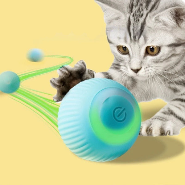 Balle Interactive Automatique pour Chat – Jouet Intelligent Anti-Ennui | Petivay™