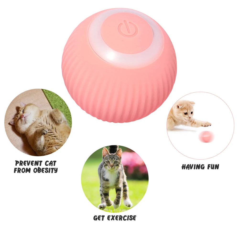 Balle Interactive Automatique pour Chat – Jouet Intelligent Anti-Ennui | Petivay™