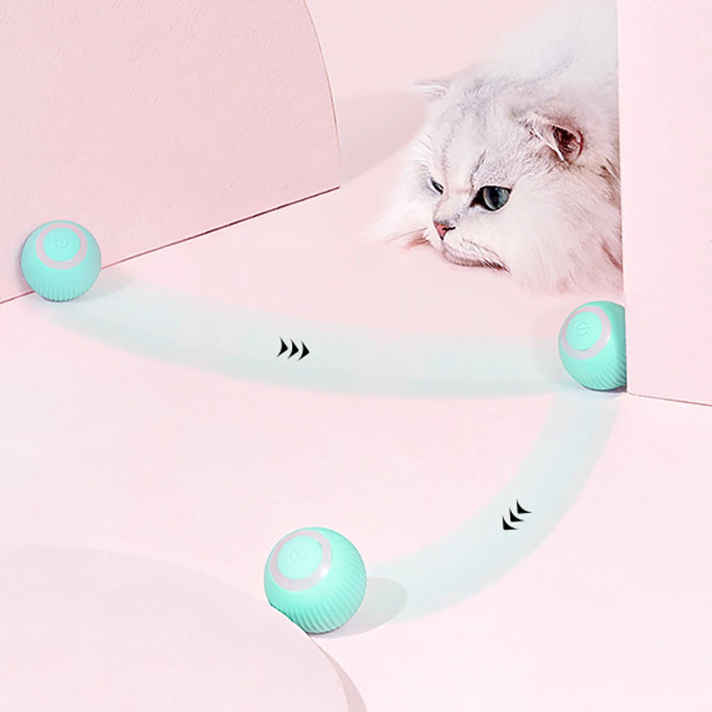 Balle Interactive Automatique pour Chat – Jouet Intelligent Anti-Ennui | Petivay™